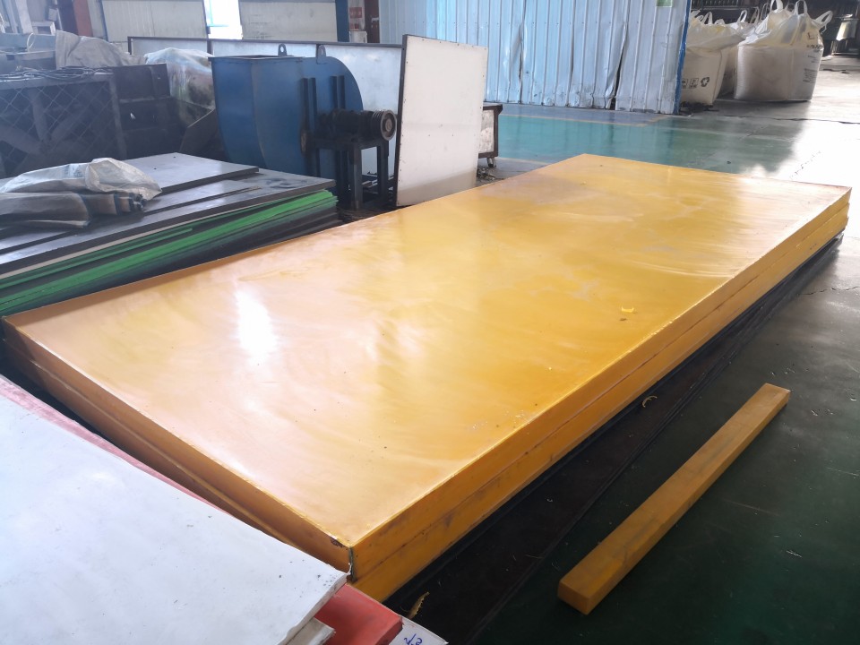 ورقة UHMWPE صفراء Yellow UHMWPE Sheet