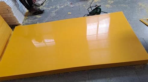 ورقة UHMWPE صفراء Yellow UHMWPE Sheet